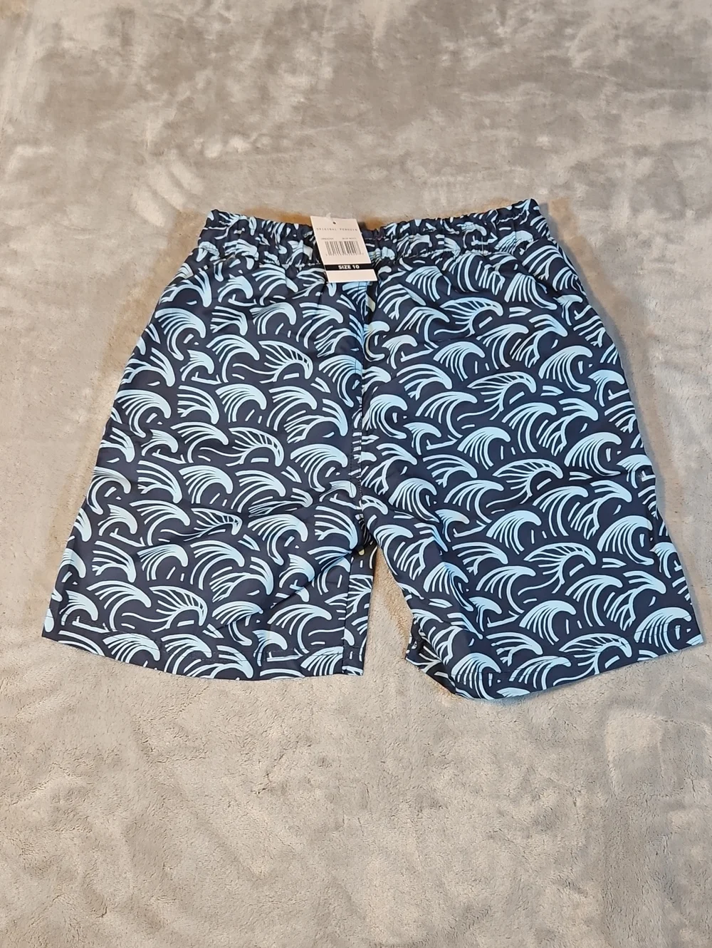 Originsl Penguin Swim Shorts Size 10 Blue Multi
